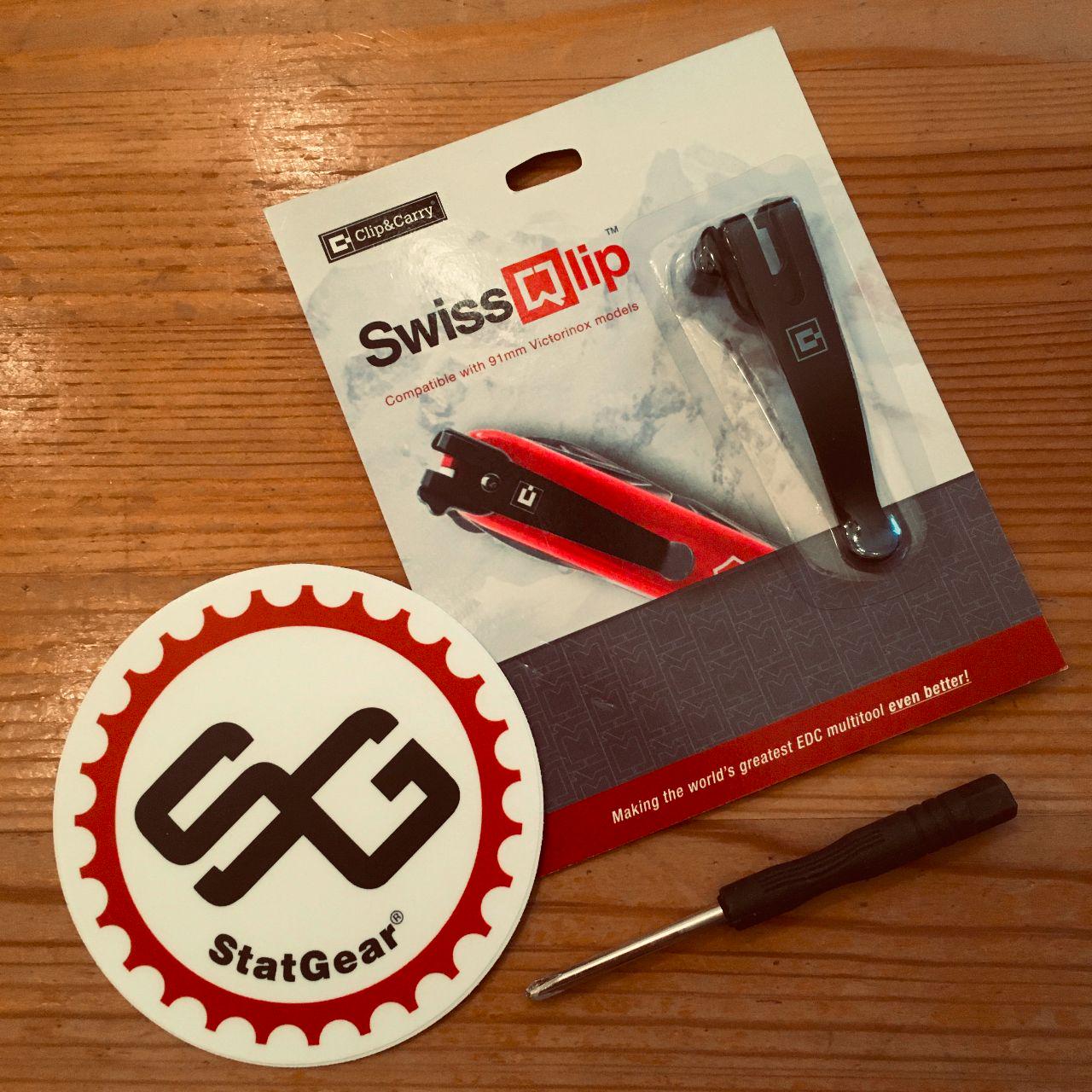 SwissQlip Packaging, accessories and sticker